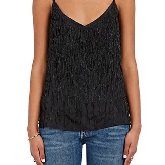 L’Agence beaded Jezebel fringe camisole top - Picture 2 of 8